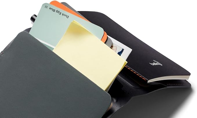 Bellroy Notebook Cover (leather folio for notebook) - Everglade