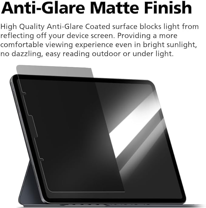 [2 Pack Paperfeel Screen Protector For Samsung Galaxy Tab A8 10.5 Inch, Anti-Glare Matte PET Film for Drawing and Writing Like on Paper, High Touch Sensitivity, Easy Installation