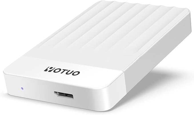 Portable External Hard Drive Storage Expansion Mobile HDD USB 3.0 for PC, Mac, Desktop, Laptop, PS4, PS5, Xbox One X/S, Xbox 360, Xbox Series X/S, Office & Game (White, 320GB)