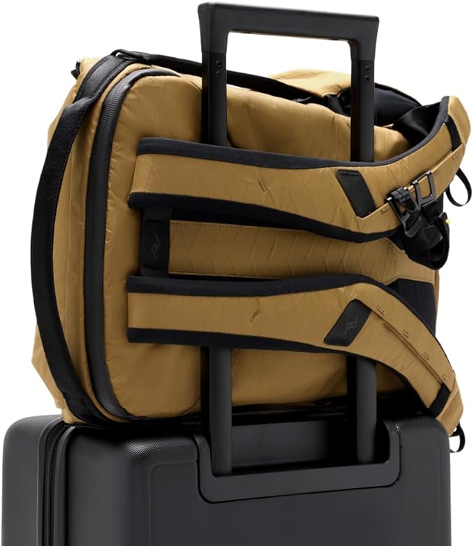 Peak Design Everyday Backpack 20L, Coyote, MagLatch Top, Dual Side Access, FlexFold Dividers, Fits 15" Laptop, For Camera Carry, Daily Commutes or Travel, Versatile Backpack for Men and Women