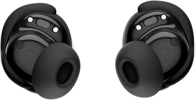 Bose QuietComfort Bluetooth Earbuds, True Wireless Earbuds with Active Noise Cancellation and Mic, Deep Bass, IPX4 Rating, Up to 8.5 Hours of Playtime, Black