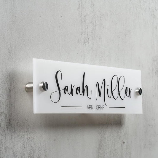 Wall Sign Name Plate - 8x2" Office Sign, Executive CEO Signs, New Job Office Decor, Graduation or Promotion Gift, Holiday Gift, Name Plates For Doors Personalized, Customize Name Plate For Door/5