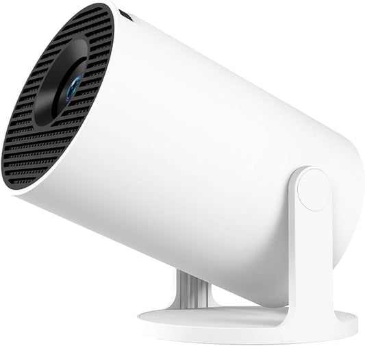 Mini Projector 4K support with WiFi 6 and Bluetooth 5.4, Portable Movie Projector, 67"-140" Screen Video Projector, Compatible with Smartphone, TV Stick, Laptop, HDMI, USB