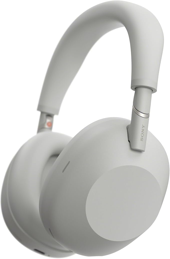 Sony WH-1000XM6 The Best Noise Canceling Wireless Headphones, HD NC Processor QN3, 12 Microphones, Adaptive NC Optimizer, Mastered by Engineers, Studio-Quality, 30-Hour Battery, Platinum Silver