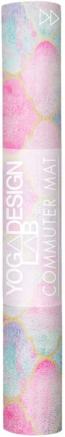 YOGA DESIGN LAB | The Combo Yoga Mat | Eco Luxury | Ideal for Hot Yoga, Power, Bikram, Ashtanga, Sweat | Studio Quality | Includes Carrying Strap!