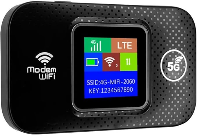 4G LTE Mobile Hotspot, 150Mbps Wi-Fi Hotspot Device with SIM Card Slot, Portable Wi-Fi Router Connects Up to 10 Devices, Support B1/3/7/8/20/38/40/41, Secure Network Anywhere