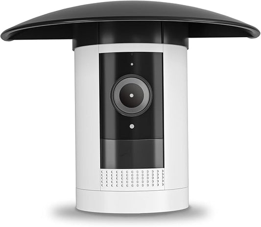 HOLACA Sun Rain Shade Camera Cover for Stick Up Cam, Camera Shield for Resistant UV Black