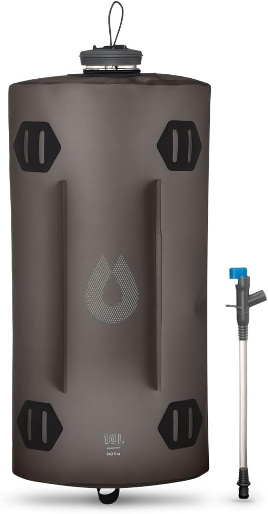 HydraPak Seeker - Collapsible Camping Water Storage (2L, 3L, 4L, 6L, 10L) - BPA & PVC Free, Hydration Reservoir Bag, Leak Proof