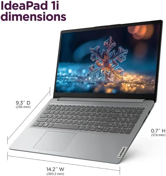 Lenovo IdeaPad 15.6" Laptop, 36GB RAM 2.6TB Storage (2TB SSD+128GB eMMC+512GB SD Card), Windows 11 Pro with 1-Year Microsoft Office 365 Included, Intel Celeron Processor, PLUSERA Earphones, Cloud Gray