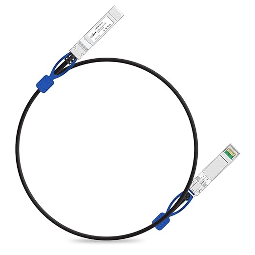 ipolex 25G SFP28 DAC Cable, 25GBASE-CR SFP+ Twinax Cable, Direct Attach Copper Passive, for Cisco SFP-H25GB-CU1M, Ubiquiti UACC-DAC-SFP28, Arista, and More, 1m(3.3ft)