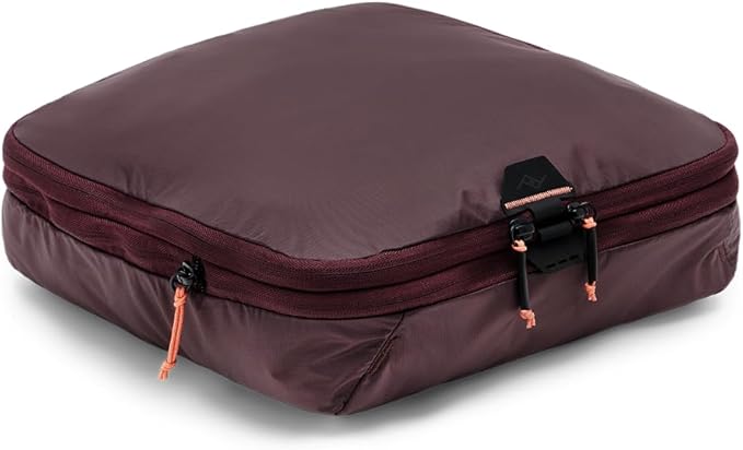 Peak Design Packing Cube, Eclipse, Weatherproof Luggage Cube with Dual Compartment Organization, Expansion and Compression, Zipper Opening, Travel Organizer for Men and Women, Size M