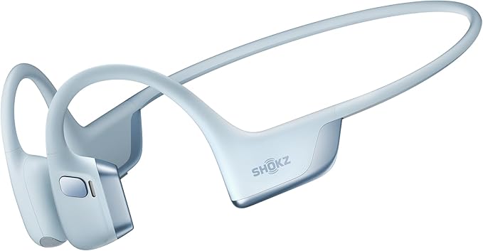 SHOKZ New OpenRun Pro 2-Bone Conduction Headphones,Open-Ear Bluetooth Wireless Sport Earphones for Running,Workouts-Sweat Resistant,Secure Comfortable Fit-Deep Bass,Smart Mic,Reflective Strip