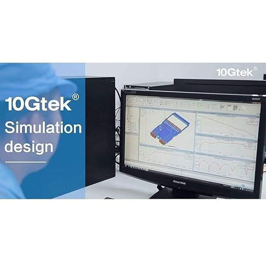 10Gtek 10G SFP+ DAC Twinax Cable, SFP+ to SFP+ Direct Attach Copper Passive for Ubiquiti UniFi, Meraki, Mikrotik, Fortinet, Netgear, D-Link, TP-Link and More, 6 Meter(19.7ft), 2-Pack