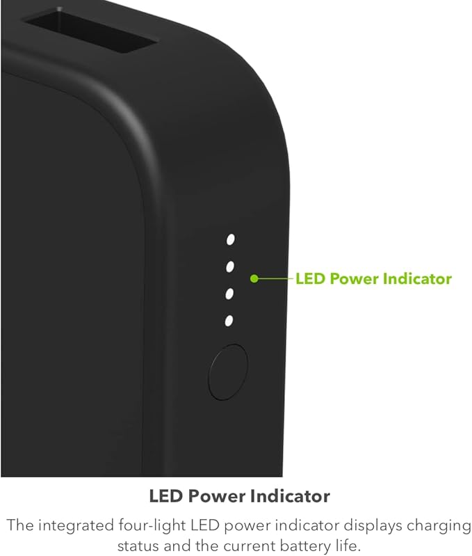 mophie Powerstation 2023 with PD Power Bank - 10,000 mAh Large Internal Battery, (2) USB-A Port and (1) 20W USB-C PD Fast Charging Input/Output Port, Travel-Friendly