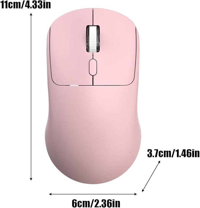 Wireless Mouse – Quiet Click 2.4G | USB Receiver Mouse for Laptop, Notebook, PC | Adjustable DPI, Ergonomic Design, Silent, Ideal Office, Home, and Travel Use | AA Battery