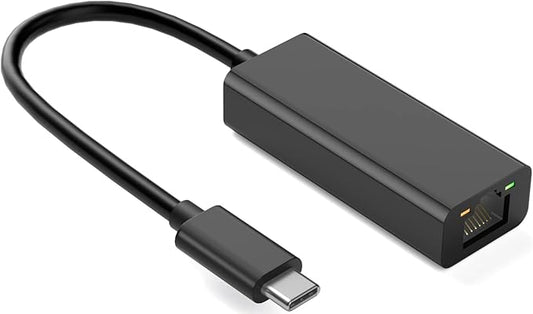Ethernet to USB C Adapter for Surface Laptop 2 3 4 Go, Surface Pro 7 8, Compatible with Samsung Galaxy S10 S22 S23 or Tab A8 S5e