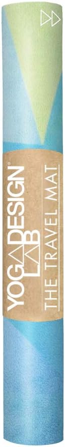 YOGA DESIGN LAB | The Combo Yoga Mat | Eco Luxury | Ideal for Hot Yoga, Power, Bikram, Ashtanga, Sweat | Studio Quality | Includes Carrying Strap!