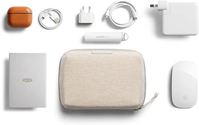 Bellroy Tech Kit Compact (Tech Accessories Organizer, Zipper Pouch) - Saltbush