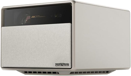 XGIMI HORIZON Ultra 4K Projector, Dolby Vision, 2300 ISO Lumens, 2 x 12W Harman Kardon Speakers, Home Theater Projector with WiFi and Bluetooth, Dual Light, Active 3D, 200"
