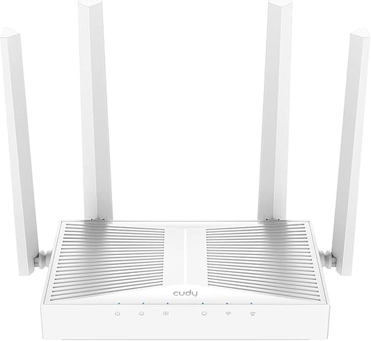 Cudy WR3000E AX3000 Gigabit Dual Band Wi-Fi 6 Mesh Router, MU-MIMO, OFDMA, WireGuard, OpenVPN, WPA3, Cudy Mesh and APP Supported (Renewed)