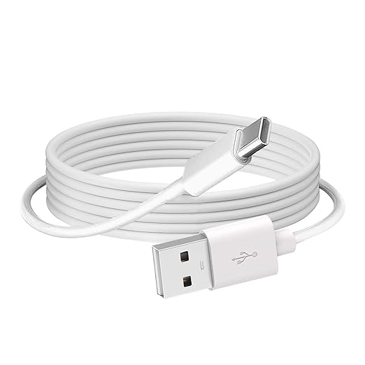 6ft 15 Car Data Cord USB A to USB C Cable for iPhone 16e 17 Air 16 15, 16 15 Pro Max,16 15 Plus iPad 10th Gen iPad Pro 12.9/Air 13,5th Gen/4th Gen Mini 6th Gen Charger Cord CarPlay Charging White