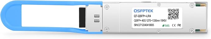 QSFPTEK 40GBASE-LR4 QSFP+ 1310nm 10km Optical Transceiver Module Compatible QSFP-40G-LR4