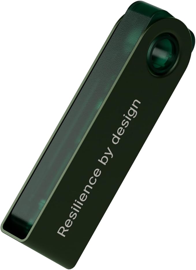 Ledger Nano S Plus (Emerald Green) : The Perfect Entry-Level Hardware Wallet to securely Manage All Your Crypto and NFTs (for Android or Desktop only)
