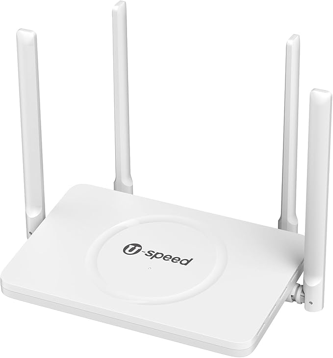 AC1200 WiFi Router Dual Band Wireless Internet Router, Wireless Speed Up to 1.2 Gbps, Gigabit Ethernet Ports, Support Bridge/Repeater Mode, Guest Network, IPV6, EasyMesh, Parental Controls