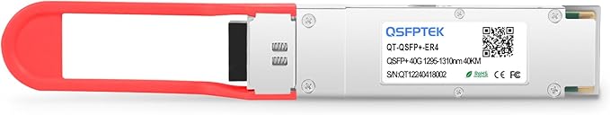 QSFPTEK 40GBASE-ER4 QSFP+ Module, 1310nm 40km DOM LC SMF Optical Transceiver for Cisco QSFP-40G-ER4
