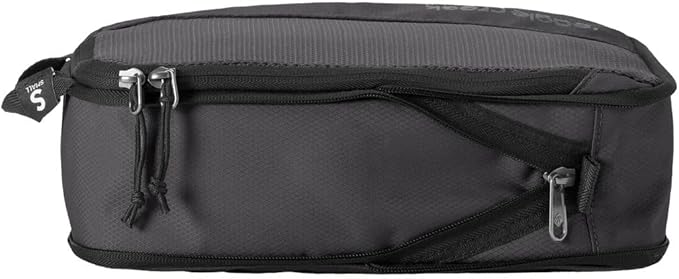 Eagle Creek Pack-It Reveal Carry-On Set - Compression Cube S (2x) & M (1x) & Clean/Dirty Cube M - Angled Zipper Stackable Carry-On Packing Tubes - Travel Essentials - Black