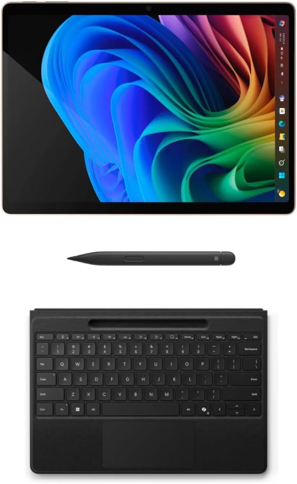 Microsoft Surface Pro 11 Copilot PC Bundle,13" 2.8K Touchscreen Tablet with Black Surface Pro Flex Keyboard & Slim Pen, 16GB RAM, 1TB SSD, Wireless, Win 11 Pro, Dune