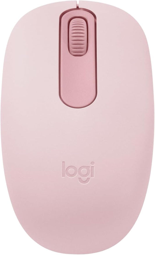 Logitech M196 Bluetooth Wireless Mouse, Compact and Portable Mouse for Laptops, Tablets and More, 12-Month Battery, Smooth Tracking, Compatible with PC and Mac, Windows and macOS - Rose