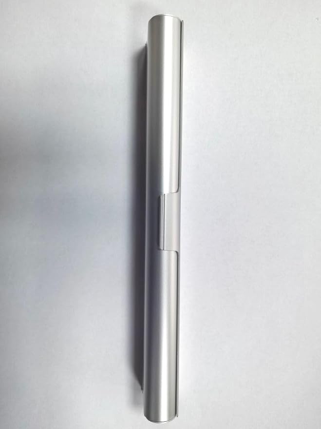 Wider Aluminum Toothbrush Travel Case, Portable Travel Toothbrush Holder, Durable Manual Toothbrush Box Container for Traveling, Bathroom, Camping, Business Trip, Blue