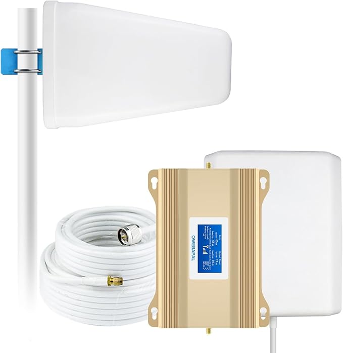 Verizon Cell Phone Signal Booster T Mobile ATT Cell Phone Booster Extender 5G 4G LTE Band 13,12,17,5,4, 2 Verizon T Mobile AT&T Signal Booster Cellular Booster Repeater for Home 5000sq.ft.