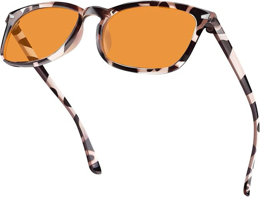 Blue Light Glasses for Woman Men | 99% Blue Light Blocking Glasses | Computer Glassess | Night Driving | Gaming | TV Phone Screen Reader Square Frame | Anti Eyestrain & UV Glare Protection