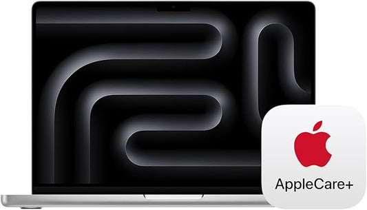 Apple 2024 MacBook Pro Laptop with M4 Pro, 12‑core CPU, 16‑core GPU: Built for Apple Intelligence, 14.2-inch Display, 24GB Unified Memory, 512GB SSD Storage; Silver with AppleCare+ (3 Years)