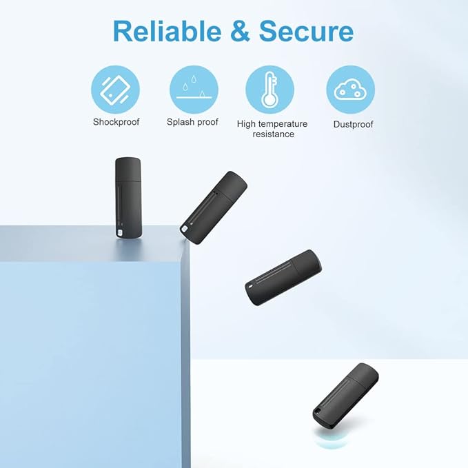 KEXIN 32GB Flash Drive Thumb Drive 10 Pack 32G USB Flash Drive Bulk Memory Stick with LED Indicator, Flash Drives Design in Snap Cap