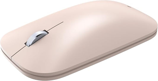Incase Modern Mobile Mouse – Designed by Microsoft – Lightweight, Precision Navigation, Right/Left Hand Use, Scroll Wheel, BlueTrack Technology, Wireless Bluetooth for Mac/Windows/8/10/11 (Sandstone)