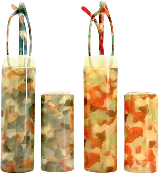 EZ Women Reading Glasses Men Blue Light Block Anti Eyestrain Slim Computer Reader Tube Small Glass Thin Compact