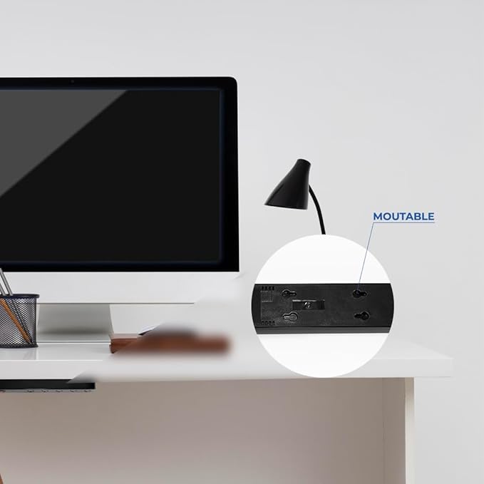 Clamper Power Strip 5-Outlet 5ft Extension Cord, Short Circuit Protection, Surge Protector 1800 Joules, 1875W, for TV, PC, Xbox, PS5 and Other Appliances, Home and Office, iCLAMPER Power 5 Black