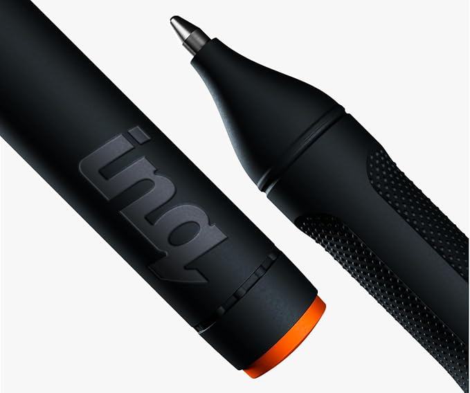 inq Smart Writing Set – Converts Handwriting to Text – Real Ink on Real Paper - AI Note Taking, Voice Recording and Transcription, For iPhone and Android - Smart Pen & Notebook (Letter Size)