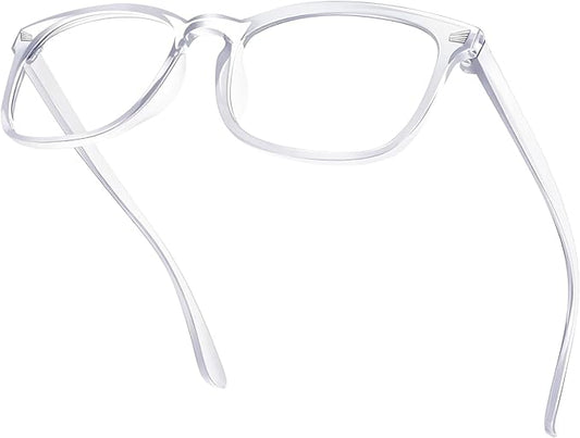 Blue Light Glasses for Woman Men | 99% Blue Light Blocking Glasses | Computer Glassess | Night Driving | Gaming | TV Phone Screen Reader Square Frame | Anti Eyestrain & UV Glare Protection