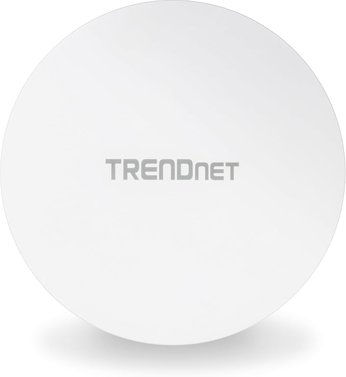TRENDnet AC1300 Dual Band PoE Indoor Wireless Access Point, 867Mbps WiFi AC + 400Mbps WiFi N Bands, MU-MIMO, Repeater Mode, Traffic Management, Easy Installation, White, TEW-823DAP