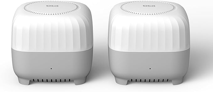 DBIT AC1200 Whole Home Mesh WiFi System, Covers up to 4,000 Sq Ft, Dual-Band 1200Mbps Mesh Network for 90 Devices, Replaces Wireless Router and WiFi Extender, 4 Gigabit Ports per Unit (D-MAC3, 2-Pack)