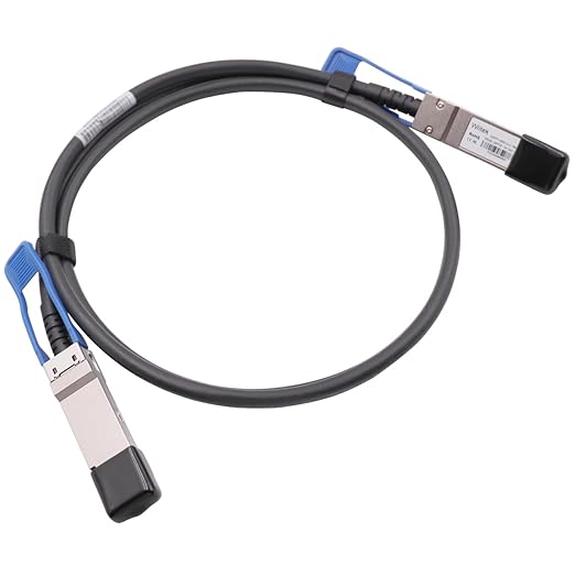 100GbE QSFP28 DAC Twinax Cable, 1.5 Meter 100GBASE-CR QSFP28 to QSFP28 Passive Copper Cable, Compatible for Cisco QSFP-100G-CU1.5M, Ubiquiti, Mikrotik, Netgear, Supermicro, Open Source Switches