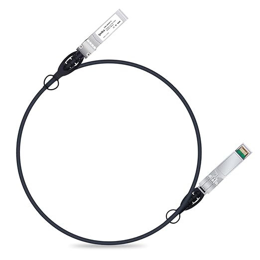 ipolex 10G SFP+ Twinax Cable, Direct Attach Copper(DAC) Passive Cable, 1.5m (4.92ft), for Cisco SFP-H10GB-CU1.5M, Meraki, Ubiquiti, Mikrotik, Intel, Fortinet, Netgear, D-Link, Supermicro, TP-Link