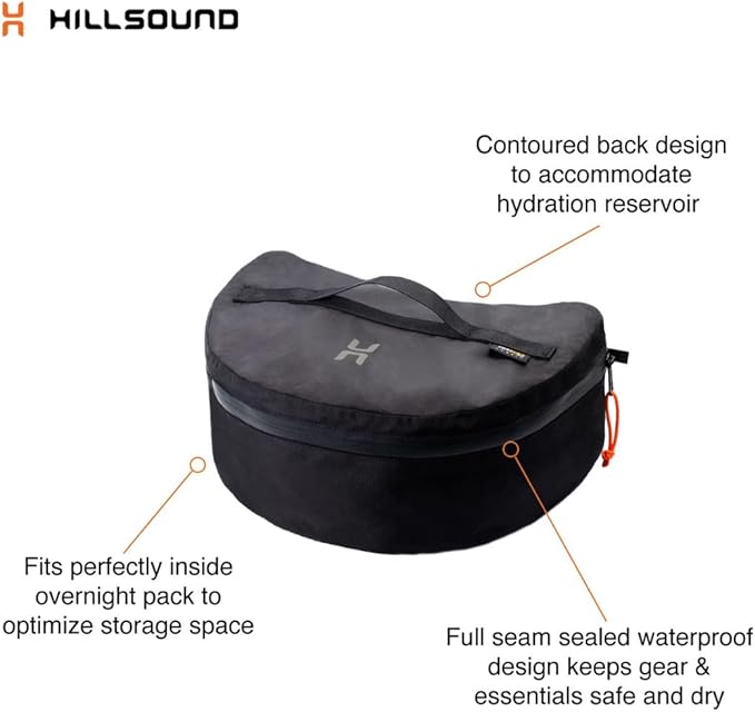 Hillsound PackStack Pro Storage Cubes, Waterproof Packing Cubes for Backpacking & Camping Space-Saving Modular Backpack Organizers (TALL Fits 60L)