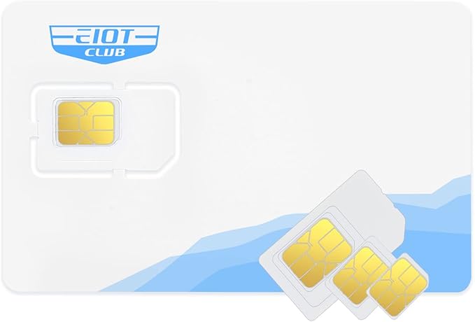 EIOTCLUB Prepaid 5G LTE SIM Card, No Contract Wireless, USA Compatible with Nationwide Networks for Security, Hunting Trail Game Cameras - Data Only