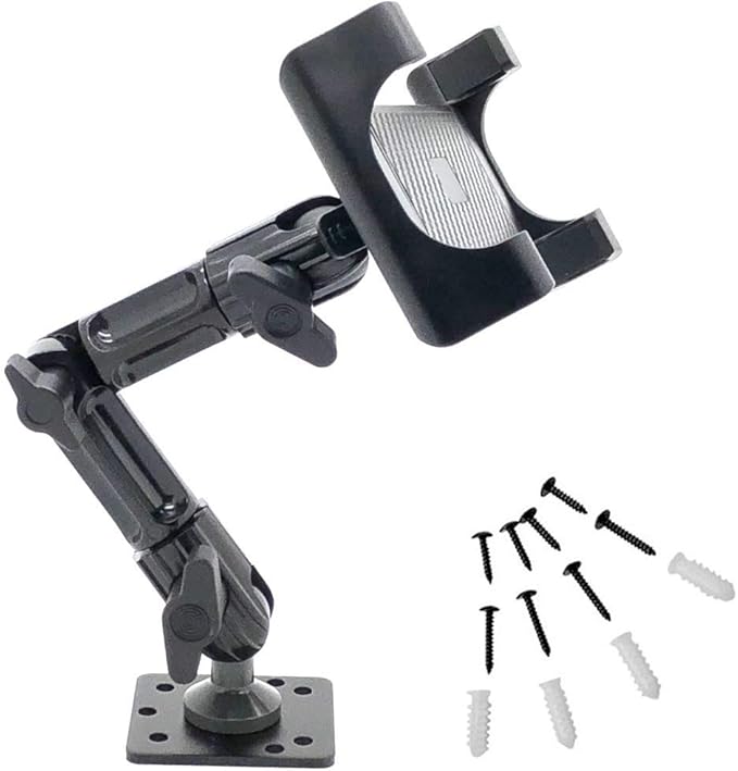 ChargerCity Universal ELD Drill Base Industrial Alloy Heavy Duty Metal Mount Holder for All Tablets and Smartphones Device Pro (All Generations)