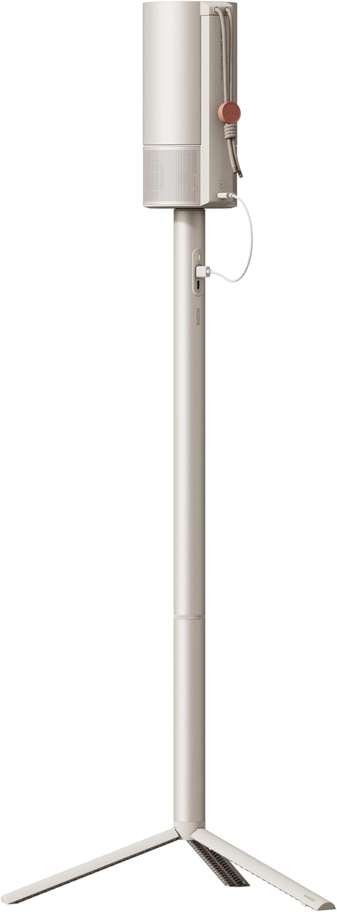 XGIMI MoGo 3 Pro NEW Outdoor Projector with PowerBase Stand, 2.5hrs Battery, Google TV with Licensed Netflix, Build-in Adjustable Stand, 450 ISO Lumens, ISA 2.0, 2 x 5W Harman Kardon